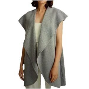 Club Monaco Delaynee Open Mid Length Vest Gray Women’s‎ Size XS/S